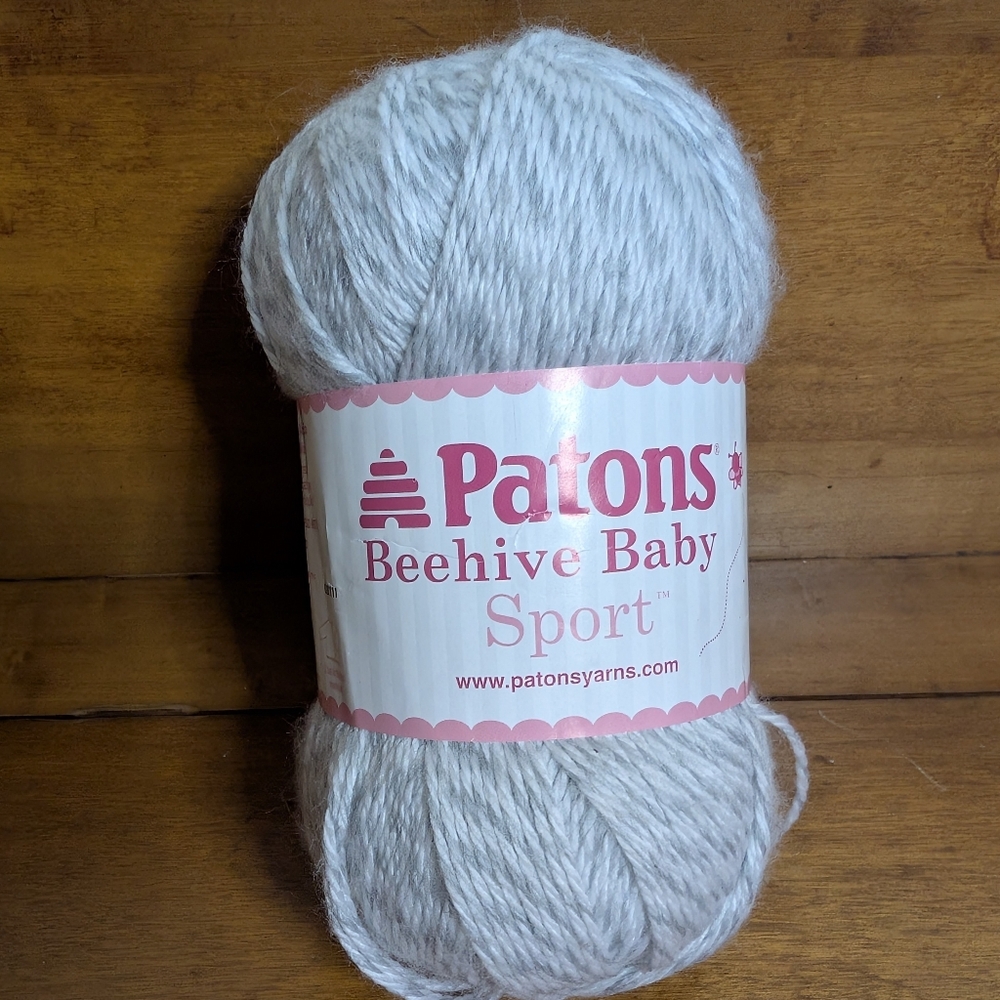 Patons Beehive Baby Sport Yarn Baby Grey Marl